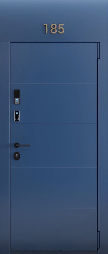 металлические двери входная дверь electra biocode с фрамугой